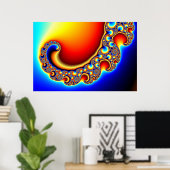 Becelling - Fractal Poster (Thuiskantoor)