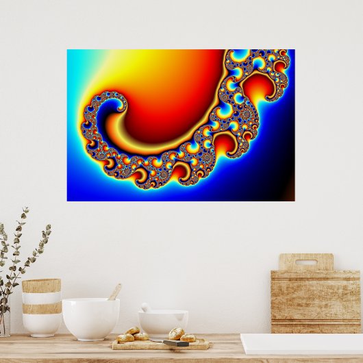 Becelling - Fractal Poster (Keuken)