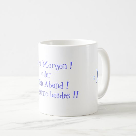 Becher-Afbeelding-Vorlage Koffiemok (Voorkant rechts)