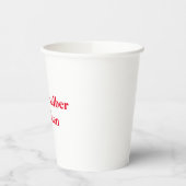 Becher selber gestalten  papieren bekers (Links)