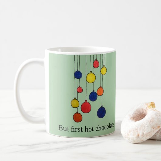 Becher Weihnachten Kakao Koffiemok (Met donut)