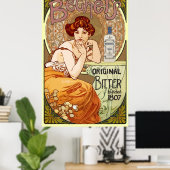 Bechers Bitter alfons Mucha ~ Art Nouveau Poster (Thuiskantoor)