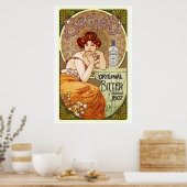 Becher's Bitters, 1807, Art Nouveau Poster (Keuken)