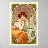 Becher's Bitters, 1807, Art Nouveau Poster (Voorkant)