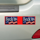Beck '08 Red Bumpersticker (Op auto)