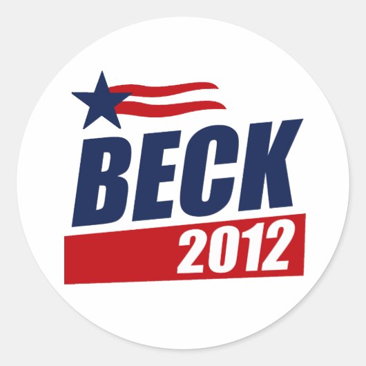 Beck 2012 ronde sticker (Voorkant)