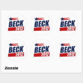 Beck 2012 ronde sticker (Vel)