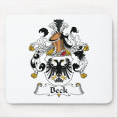Beck Family Crest Muismat (Voorkant)