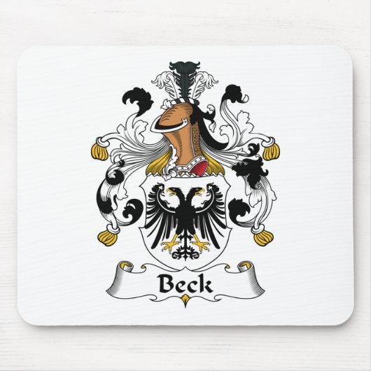 Beck Family Crest Muismat (Voorkant)
