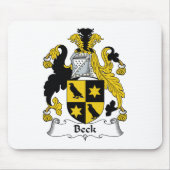 Beck Family Crest Muismat (Voorkant)