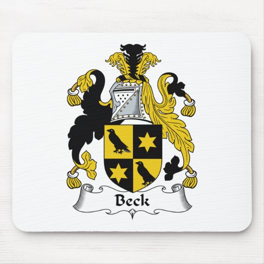 Beck Family Crest Muismat (Voorkant)