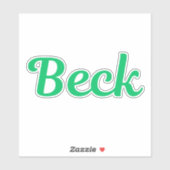 Beck Sticker (Vel)