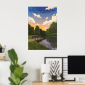 Beckenham Place Park Londen Reisposter Poster (Thuiskantoor)