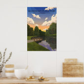 Beckenham Place Park Londen Reisposter Poster (Keuken)