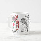 Becker Family Coat of Arms mok (Voorkant links)