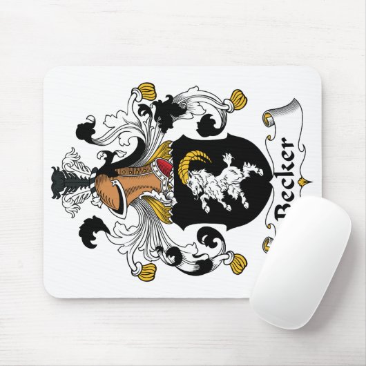 Becker Family Crest Muismat (Met muis)