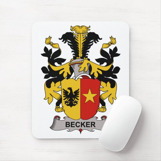 Becker Family Crest Muismat (Met muis)