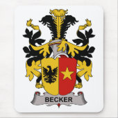 Becker Family Crest Muismat (Voorkant)