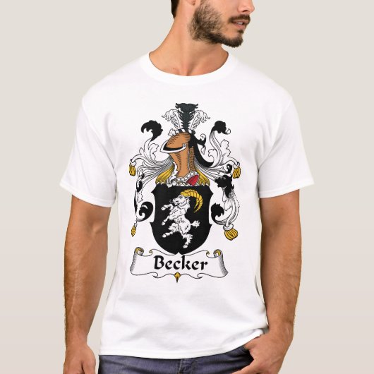 Becker Family Crest T-shirt (Voorkant)