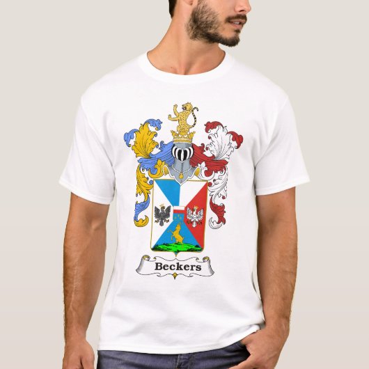 Beckers Family Hungarian Coat of Arms T-shirt (Voorkant)