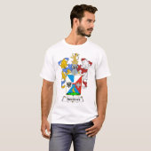 Beckers Family Hungarian Coat of Arms T-shirt (Voorkant volledig)