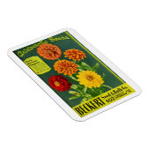 Beckert Seed & Bulb Co. Zinnia Packet Magneet (Rechterzijde)