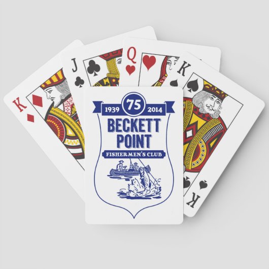 Beckett Point-speelkaarten Speelkaarten (Achterkant)