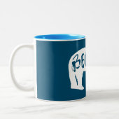 Beckley West Virginia Beer Tweekleurige Koffiemok (Links)