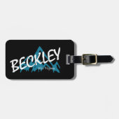 Beckley West Virginia Bergen Bagagelabel (Voorkant horizontaal)
