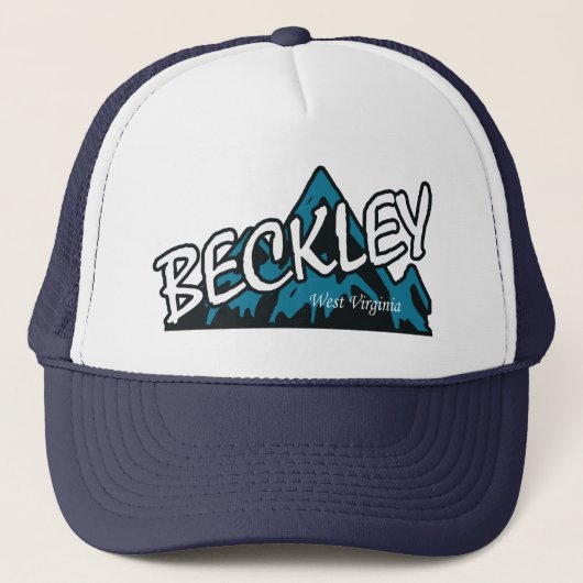 Beckley West Virginia Bergen Trucker Pet (Voorkant)
