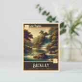 Beckley, West Virginia |  Briefkaart (Staand voorkant)