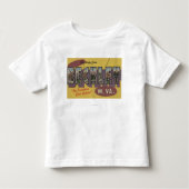 Beckley, West Virginia - Grote Letter-scènes Kinder Shirts (Voorkant)