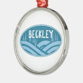 Beckley West Virginia Outdoors Metalen Ornament (Links)