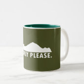 Beckley West Virginia Please Tweekleurige Koffiemok (Voorkant rechts)