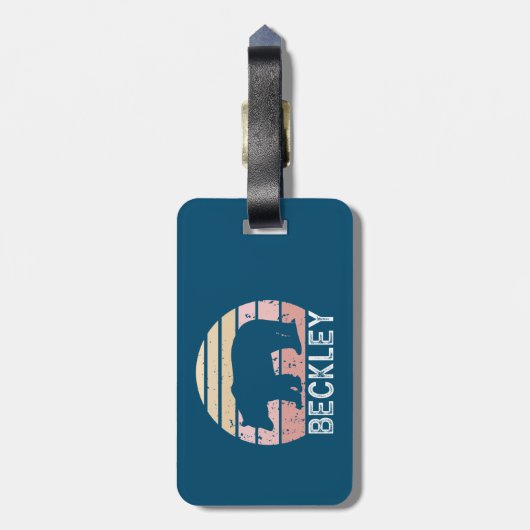 Beckley West Virginia Retro Beer Bagagelabel (Achterkant verticaal)