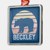 Beckley West Virginia Retro Beer Metalen Ornament (Links)