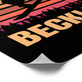 Beckley West Virginia Snowboarding OutdoorVintage Poster (Hoek)