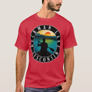 Beckman Lake Wisconsin kanoën T-shirt