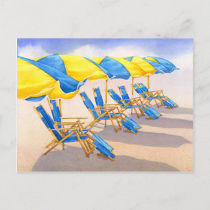 Beckoning Beachbrellas Briefkaart
