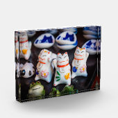 Beckoning cat figines fotoblokken (Links)