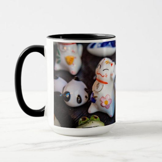 Beckoning cat figines mok (Links)