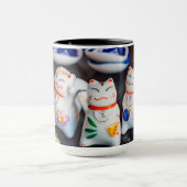 Beckoning cat figines mok (Midden)