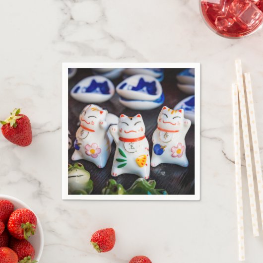 Beckoning cat figines servet (Insitu)