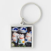 Beckoning cat figines sleutelhanger (Voorkant)