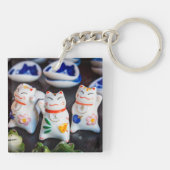 Beckoning cat figines sleutelhanger (Achterkant)