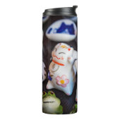 Beckoning cat figines thermosbeker (Gedraaid links)