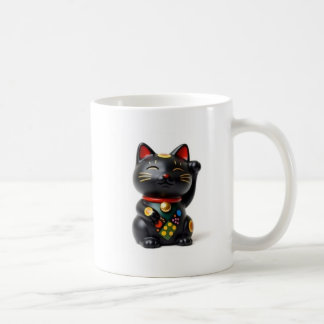beckoning cat: Japanese-Inspired Art Koffiemok