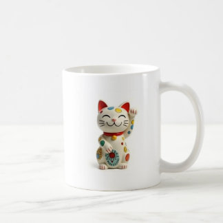 beckoning cat: Japanese-Inspired Art Koffiemok