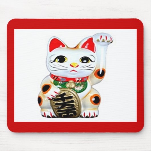 Beckoning cat muismat (Voorkant)