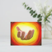 Beckoning Hand Briefkaart (Staand voorkant)